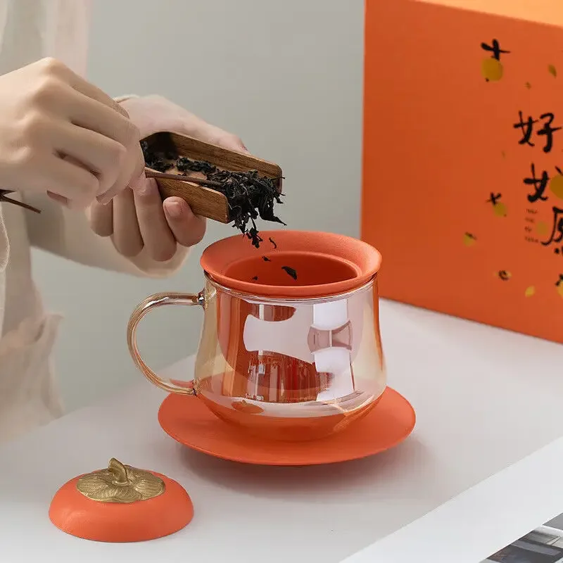 Чайная чашка Persimmon Ruyi простая бытовая креативная для разделения чая