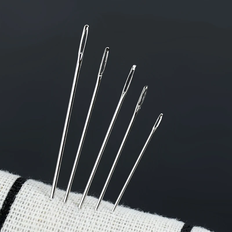 

50pcs(25pcs/Tube) Multi-size Hand Sewing Needle for Embroidery Stitching Leather Crafts Pin DIY Patches Sewing Tools Needle