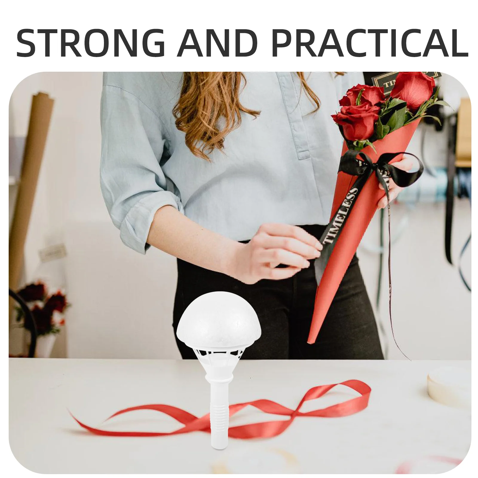 2 комплекта материал для букета ручки свадебные цветочные держатели невесты