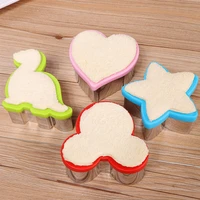 kitchen cake bread sandwich mold cartoon omelet stainless steel bread mould cookie cutters mold accessories 1pc