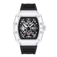 luxury military watch men cool calendar wristwatch man silicone strap watches male tonneau clock reloj hombre relogio masculino