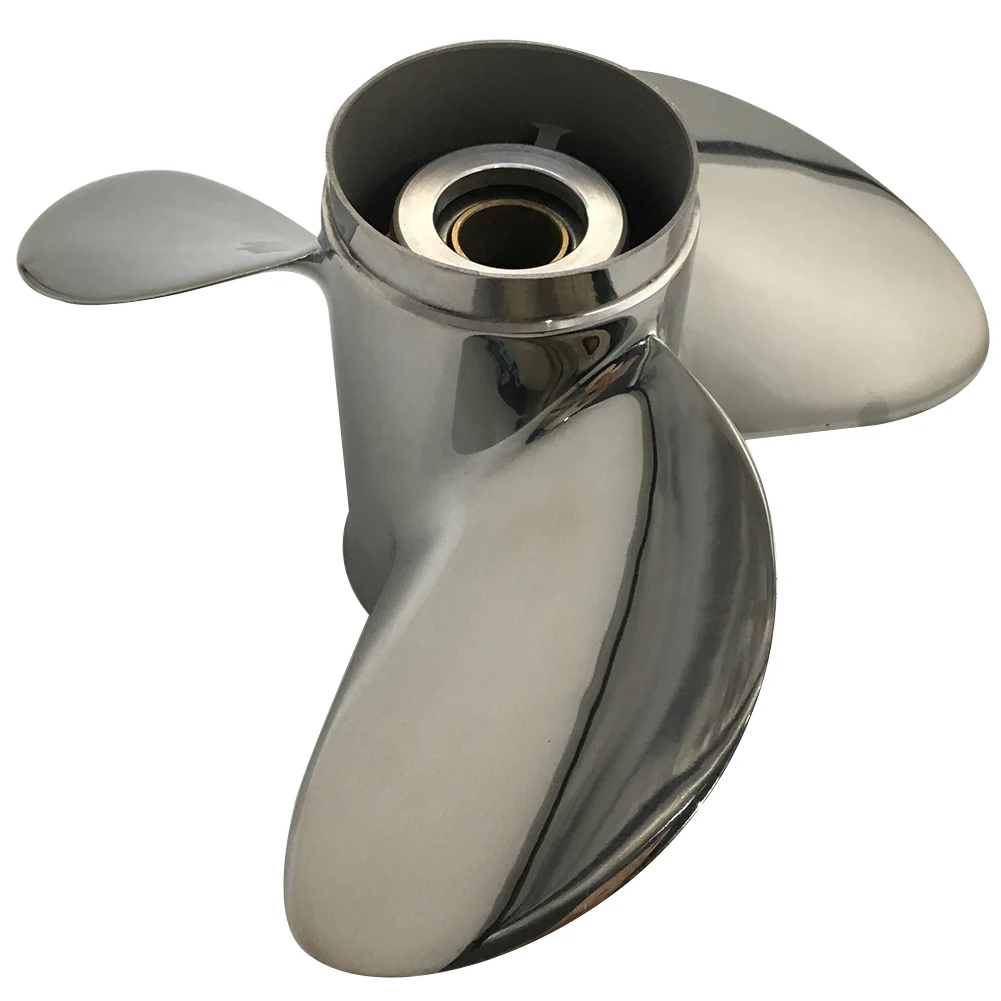 Фото Гребной винт Captain Propeller 11x17 для подвесных двигателей Suzuki DT35C DT40 DT50 DF40A DF50 DT40 DT55 DT65, 3-лопастной, 13 шлицов. №3