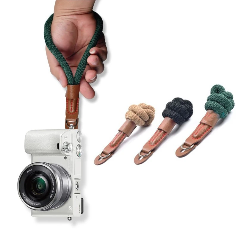 

Micro Digital SLR Camera Wrist Strap Round Hole Camera Hand Rope for Leica
