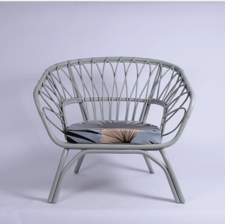 

Restaurant Industrial Living Room Hotel Garden Set Grass Wicker Chaise Lounge Rattan Sun Lounger