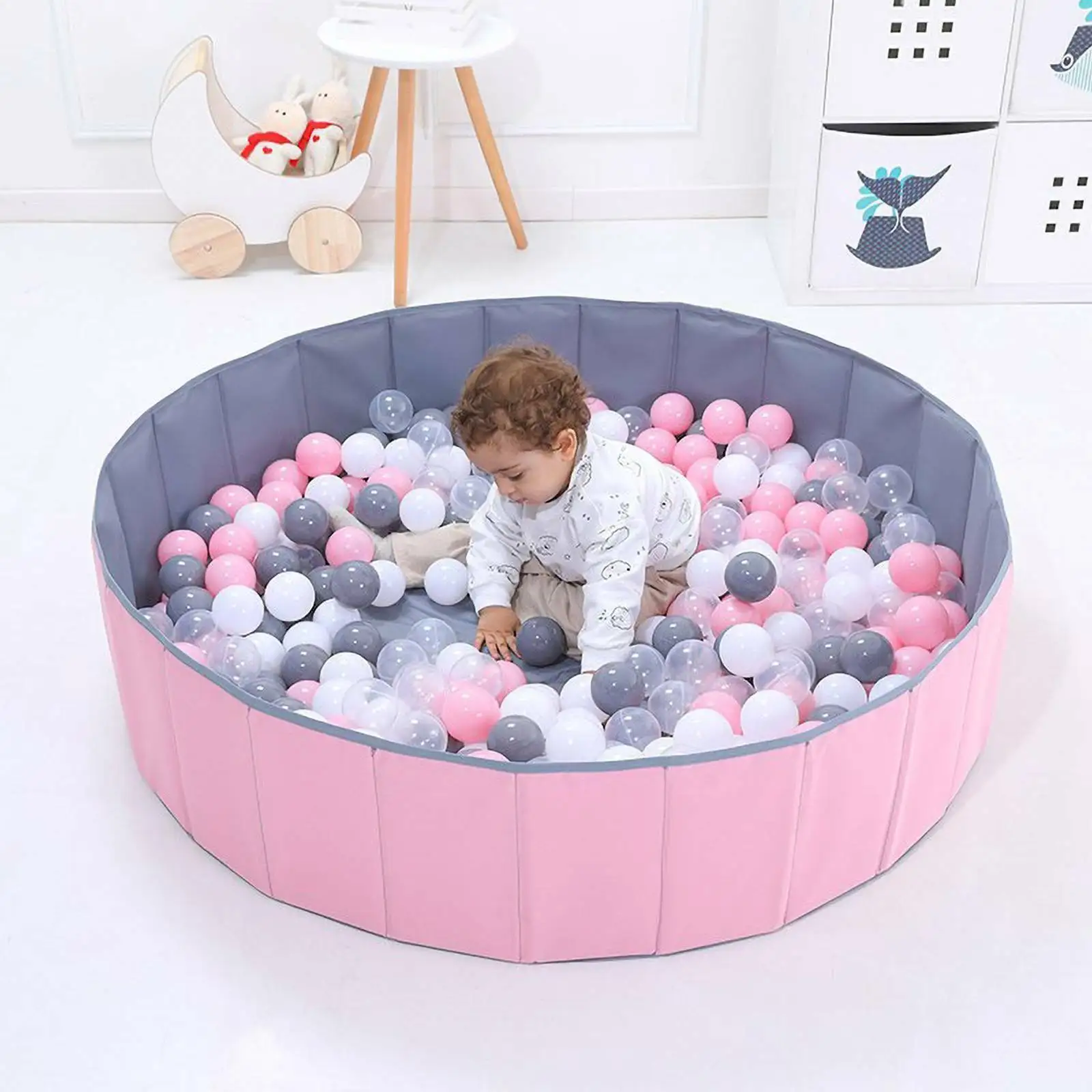 

100cm Foldable Dry Pool Infant Ball Pit Ocean Ball Playpen For Baby Ball Pool Playground Toys For Children Kids Birthday Gifts