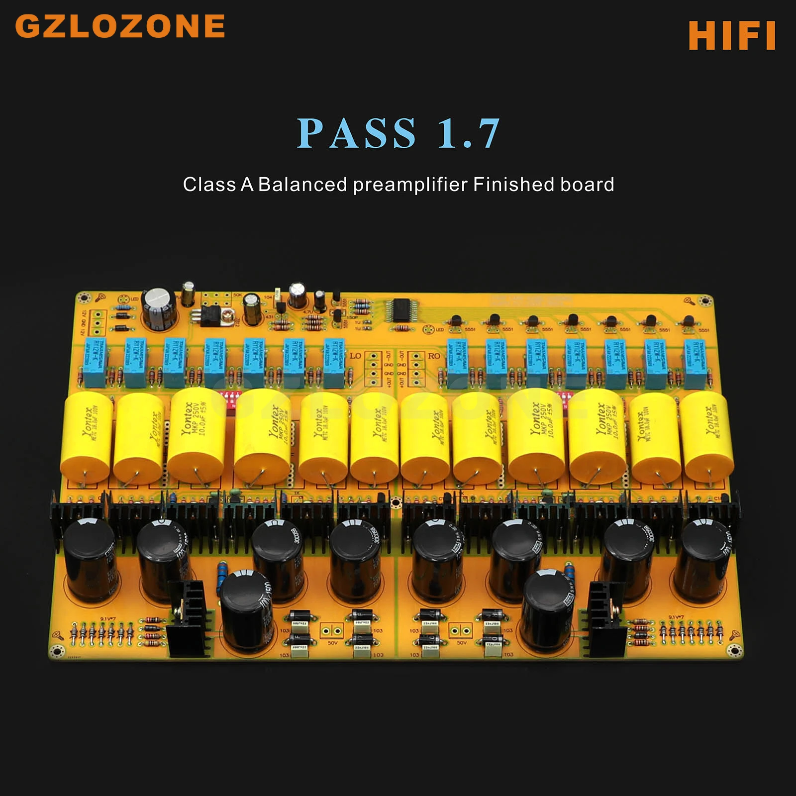 

PASS 1.7 HIFI Fully balanced MOSFET Class A Preamplifier PASS LABS ALEPH PL7 Preamp Finished board