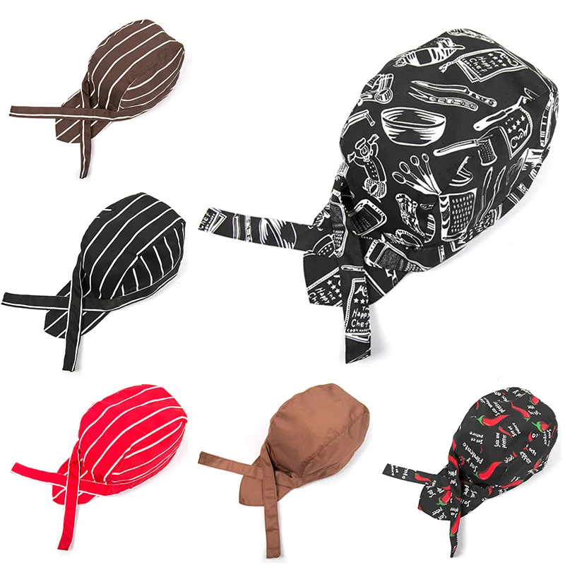 

Модная пиратская шляпа унисекс для шеф-повара, шляпа для официанта, отеля, ресторана, столовой, пекарни, кухни, рабочая одежда, кепка для маст...