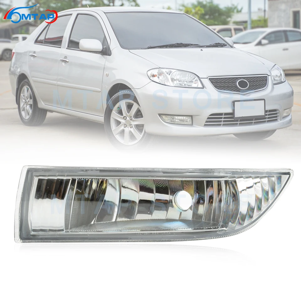 

MTAP Car Accessories Front Fog Light Reflector Lamp Auto Foglight Foglamp For Toyota SOLUNA VIOS NCP42 2002-2004 Exterior Parts