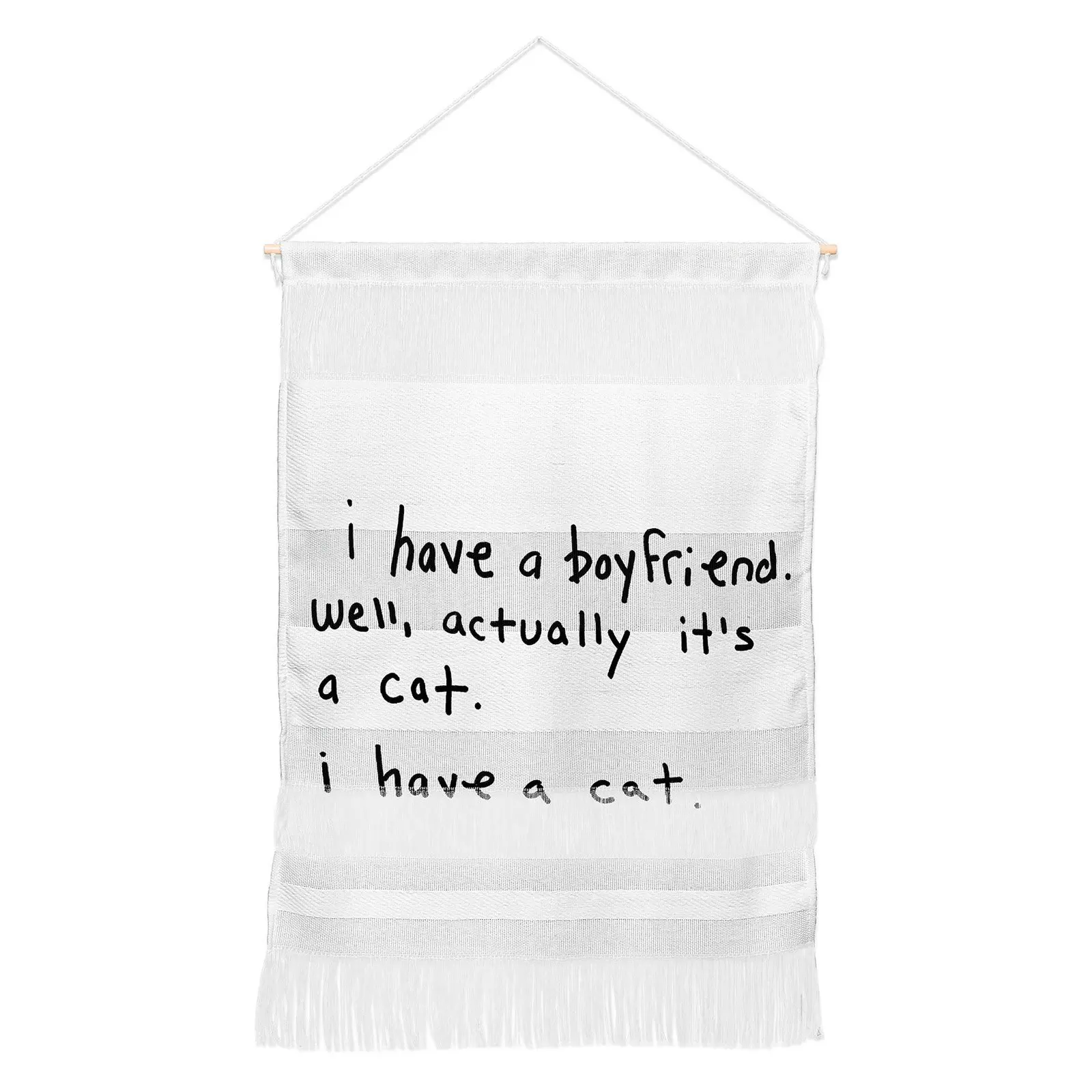 

Free Shipping Leeana Benson Boyfriend vs Cat Hanging Tapestry