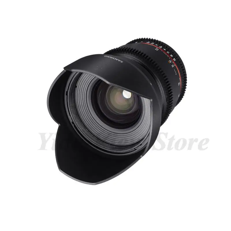 Объектив Samyang 16mm T2.2 VDSLR ED AS UMC CS II Cine Lens для Canon EF Nikon F DSLR Sony A/E M43 Fuji X M Sumsung NX Camears