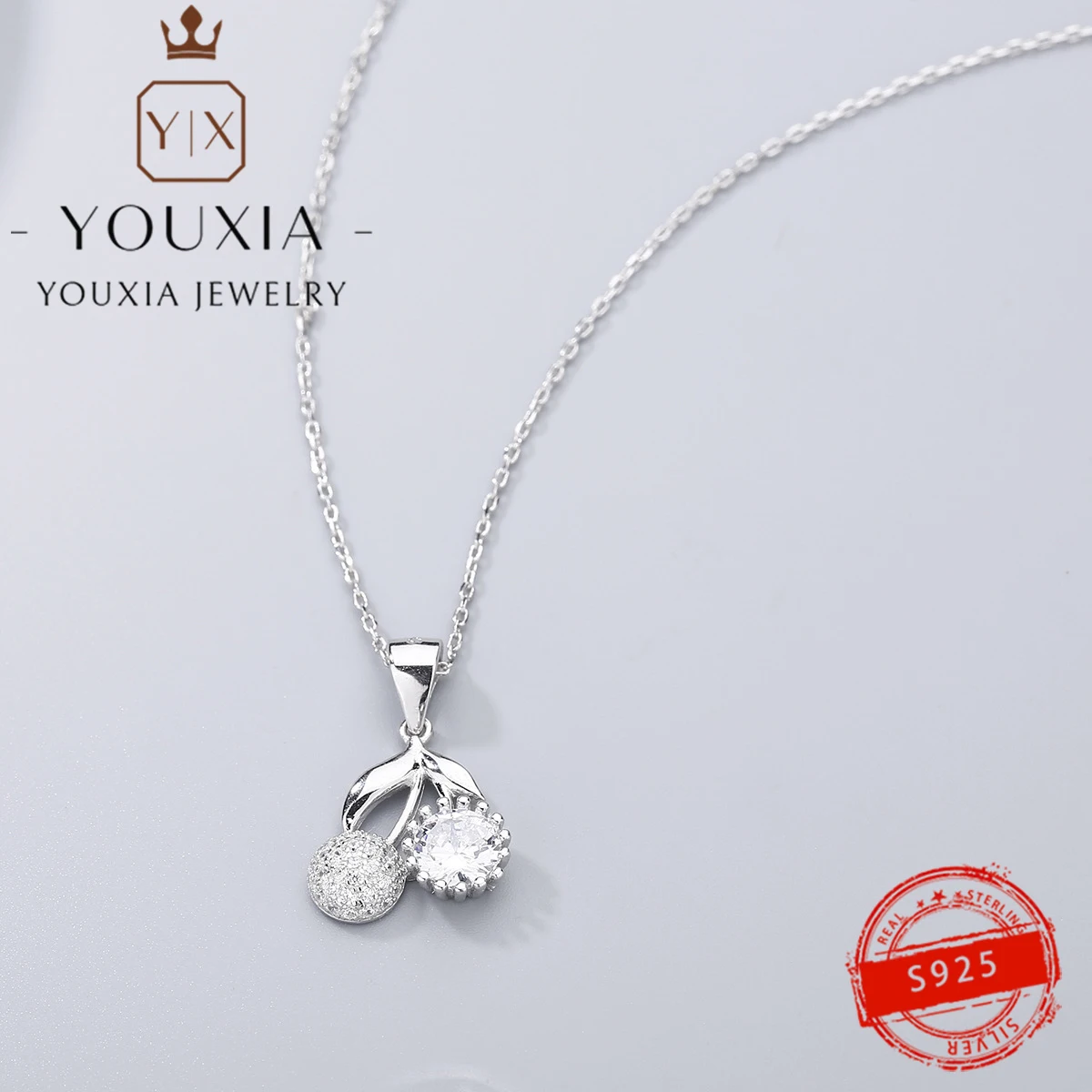 hot selling own brand diy s925 silver flower full diamond design party banquet fashion personality ladies fine shine jewelry free global shipping