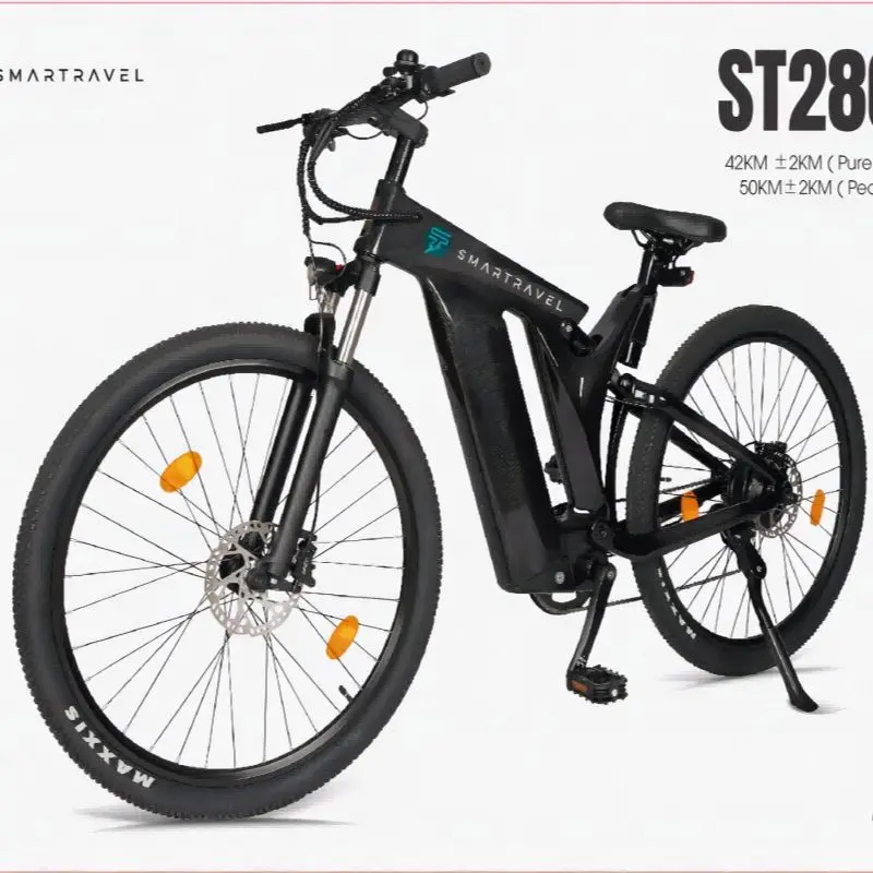 

ST2803 Electric Bike for Adults, 350W Folding Electric Bike with 48V 10Ah Battery, 47KM/H Ebike for Commute Mountain Beach Snow