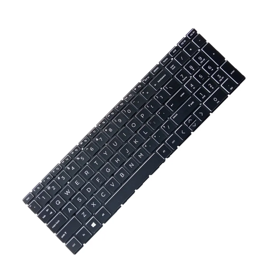 

Keyboard Key Board Backlit Replacement for HP Pavilion 15-CX English