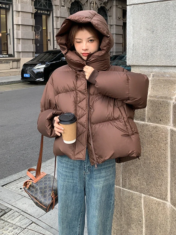 Женский утепленный пуховик Office Lady белый