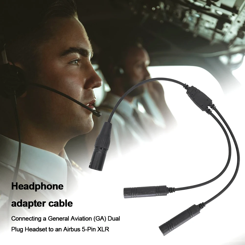 Двойные вилки к Airbus 5-контактный адаптер XLR