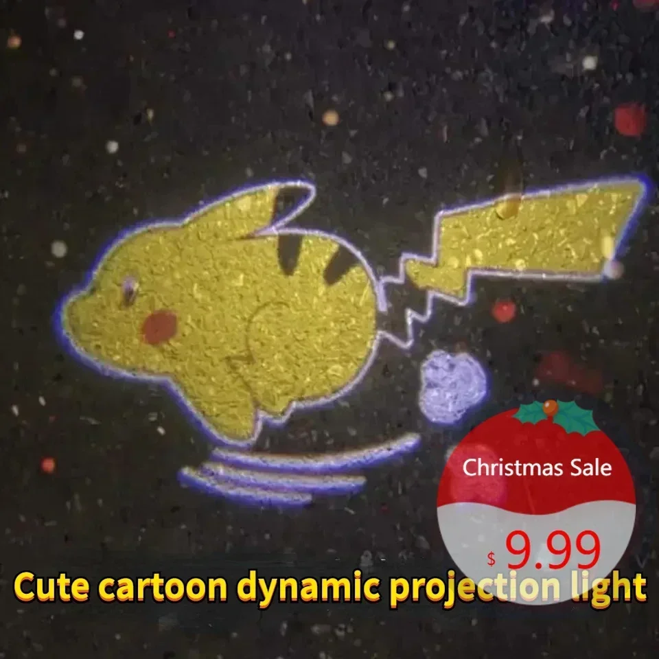 TAKARA TOMY Pokemon HelloKitty аккумулятор автомобиль динамическая проекция светильник
