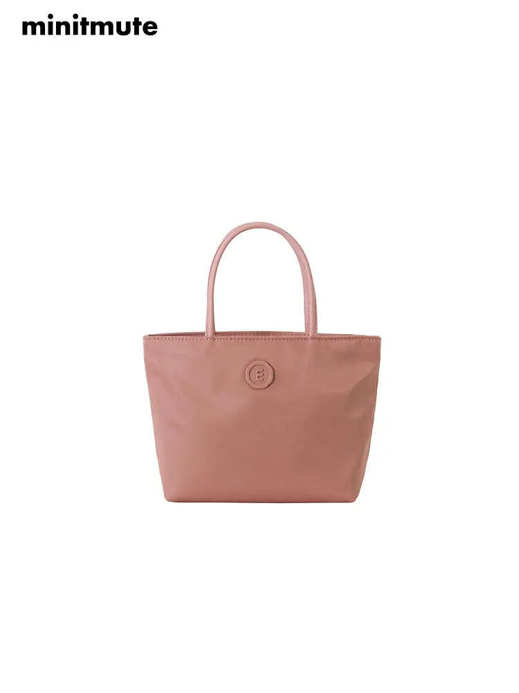 

Миниатюрная нейлоновая сумка-тоут, модная миниатюрная сумочка Quan Xiulin в южнокорейском стиле, нишевой дизайн, универсальная женская сумка с р...