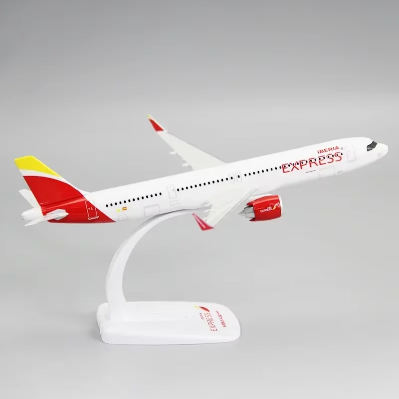 Фото A321 NEO Iberia, масштаб 1:200, АБС-пластик, модель самолета, комплект для сборки игрушек, коллекционная модель из смолы, детская игрушка в подарок №3