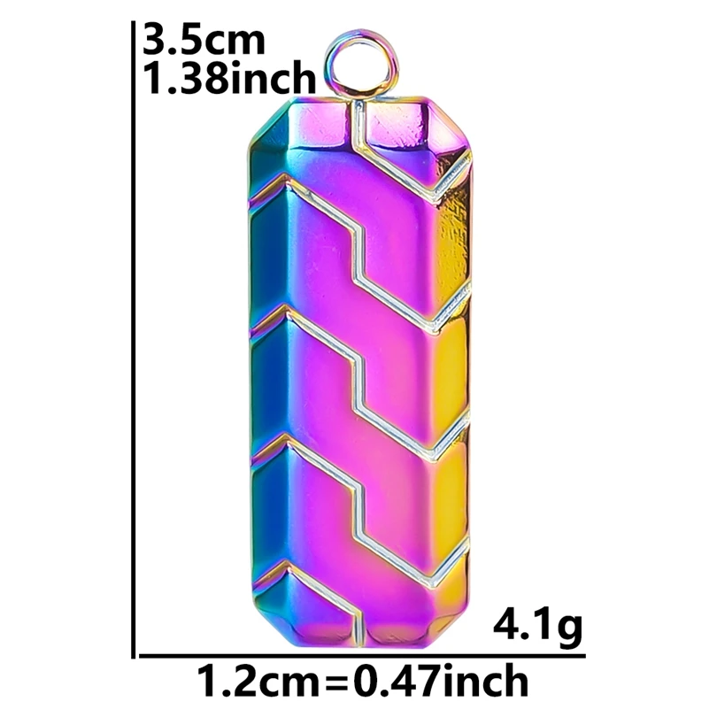 1 шт. Женская цепочка из нержавеющей стали с кулоном