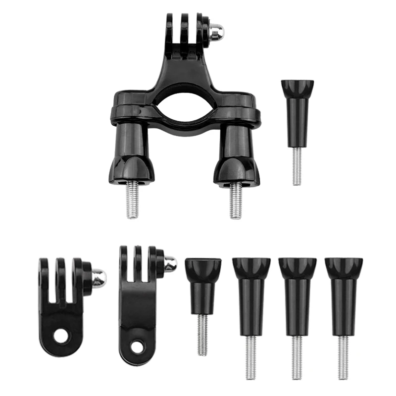 

HFES Bicycle Motorcycle Handlebar Aluminum Clip Bracket Holder Suitable For Osmo Action/ Gopro Hero 5 6 7 8 Sports Camera