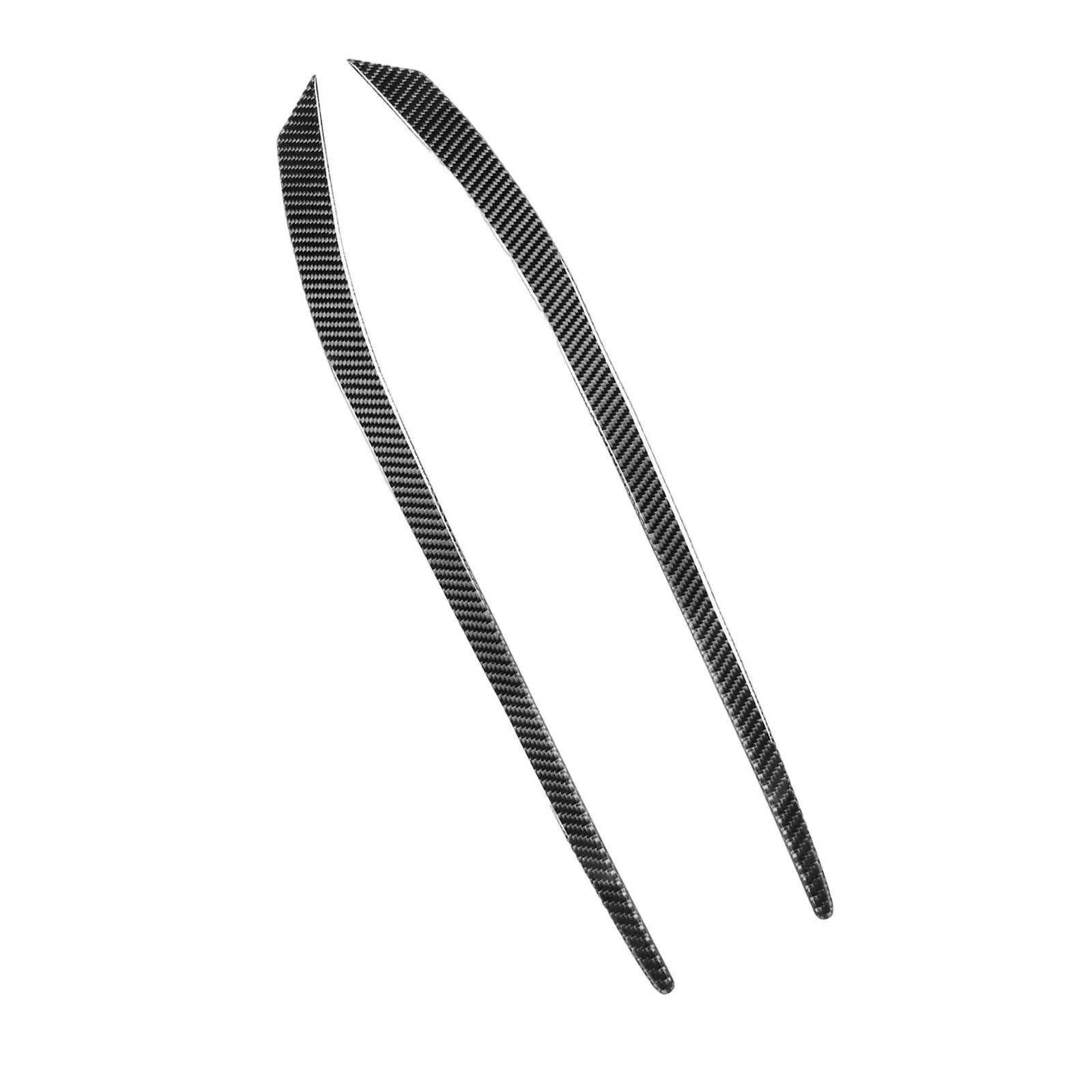 

2Pcs Car Headlight Eyebrow Cover, Easy Installation ,Carbon Fiber Eyelid Cover