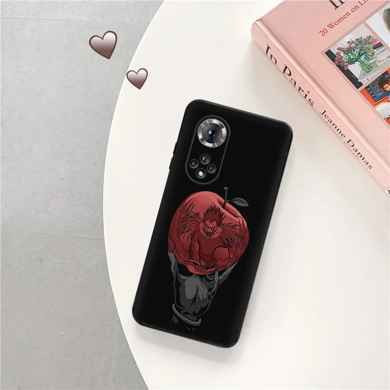 Силиконовый чехол для телефона черный Honor x8b Magic5 x9 x7 b x6 x8 a 90 70 8x Death Note Anime Yagami Pixel 6a 7a