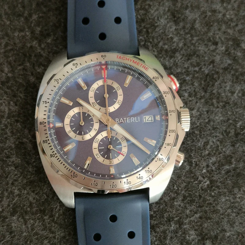 Высококачественный корпус из нержавеющей стали 2025 мужские кварцевые наручные