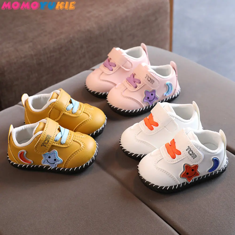 Autumn Baby Toddler Shoes Fashion Soft Comfortable Sneakers Infant Girls Soft Bottom Shoes Mesh Kids Shoes Boy Breathable Shoes