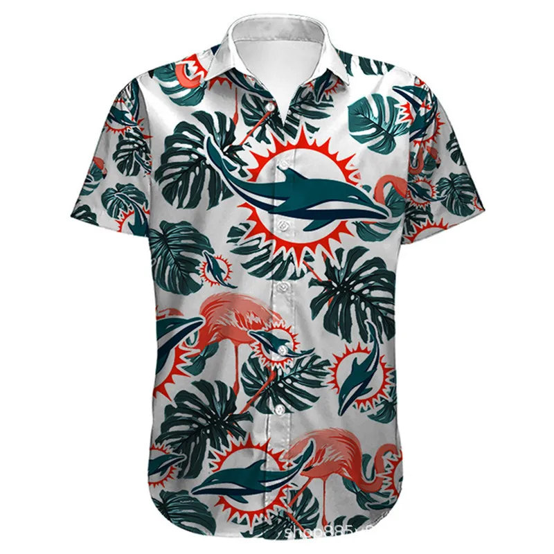 

2022 Men's Hawaiian Shirt 3D Printed Casual Summer Lapel Short Sleeve Top Fashion Men's Floral Loose Short Sleeve T Shirt