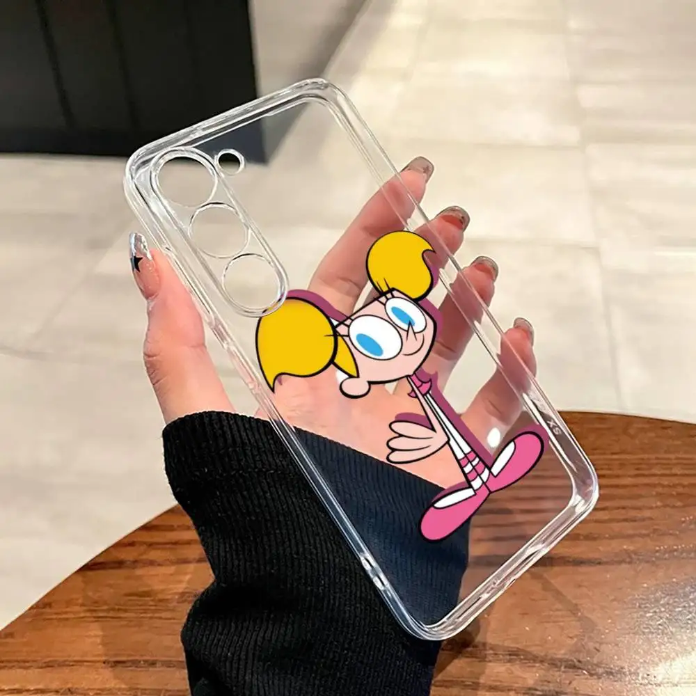 Фото Чехол для телефона с рисунком D-Dexters L-Laboratory для SamsungA10,12,20,21S,30,31,40,50,51,52,70,71, прозрачный чехол №2