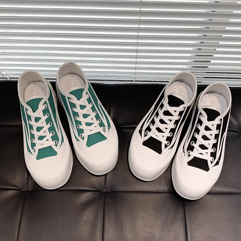 

Женские кроссовки с круглым носком, на толстой подошве, с перекрестными ремешками, на плоской подошве, весна-лето