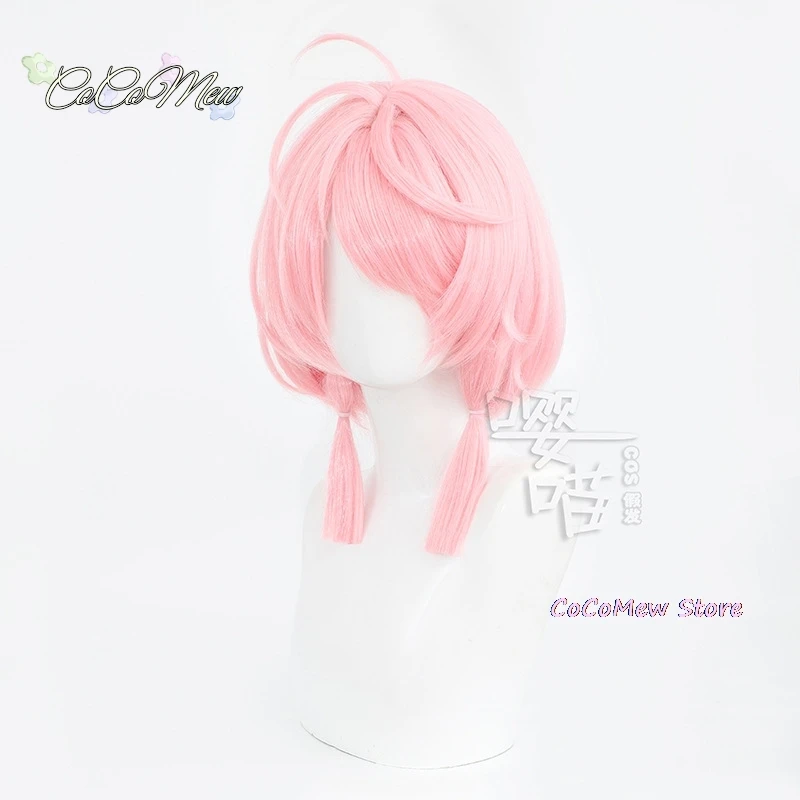 Волнистые женские костюмы Wuthering Taoqi розовый парик женский косплей аниме костюм
