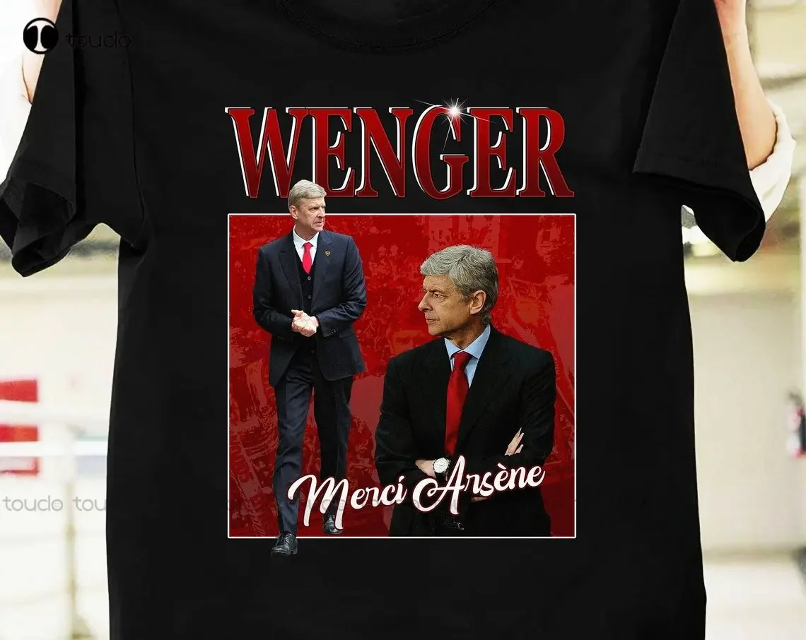 Arsène Wenger Vintage T-Shirt Football Manager Shirt Xs-5Xl