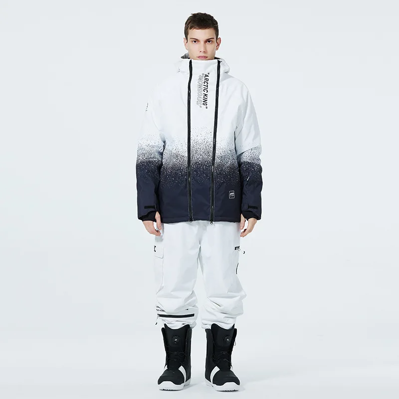 Men Women Ski Jacket Pants Waterproof Snowsuit Snowboard Jacket Coat Insulated Warm Winter Ski Suit Sets  AL024
