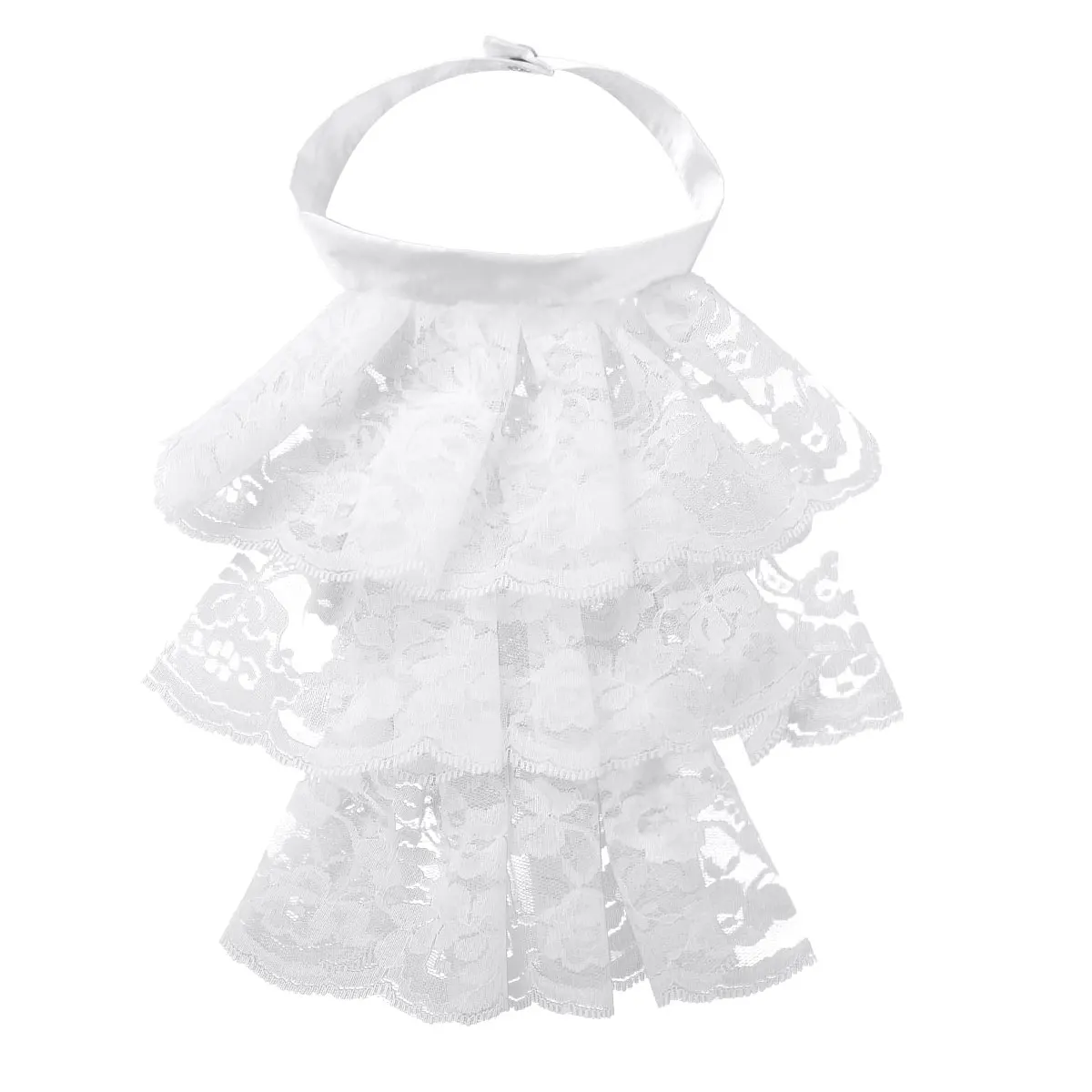 Парик мужской в стиле барокко с кружевом |