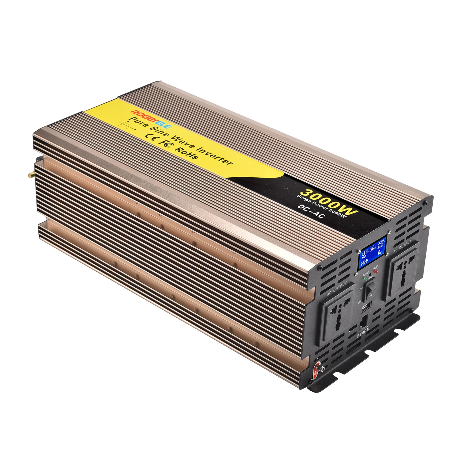 

pure sine wave inverter 3000W 4000W 5000W DC12V 24V to AC220V 50Hz 60Hz inverter power converter for car voltage transforme