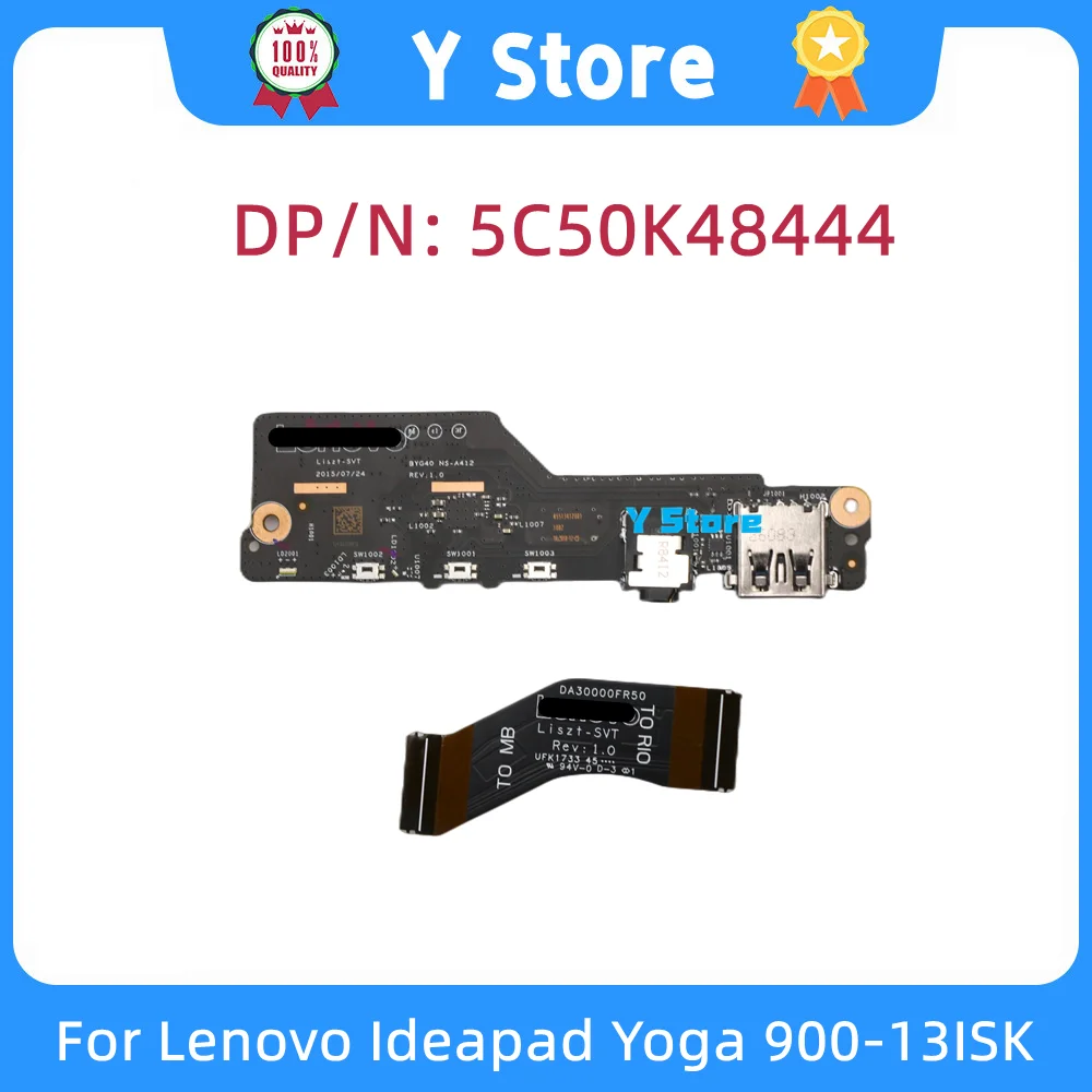 

Новая Оригинальная USB-аудиоплата Y Store для ноутбука Lenovo Yoga 900 Pro 900-13ISK с кабелем BYG40 NS-A412 5C50K48444, быстрая доставка