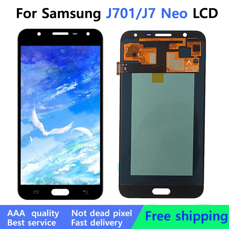 ЖК-дисплей 5 ''для SAMSUNG Galaxy J7 Neo J701 J701F J701M сенсорный экран в сборе запасные части