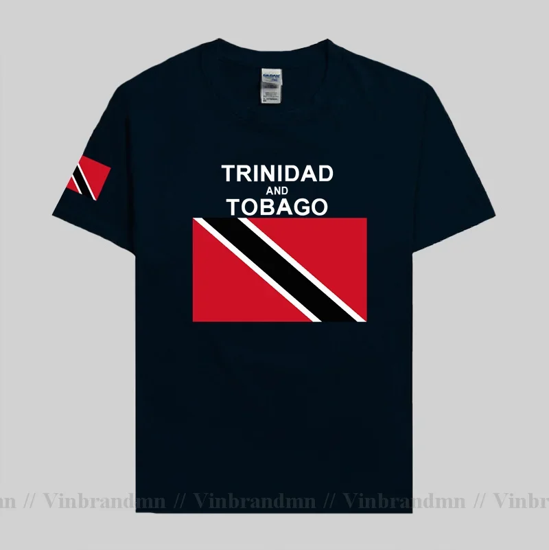 Фото Мужская футболка Trinidad and Tobago, модные трикотажные изделия, футболки из чистого хлопка, одежда TTO Trinidadian Trini Trinbagonian №3