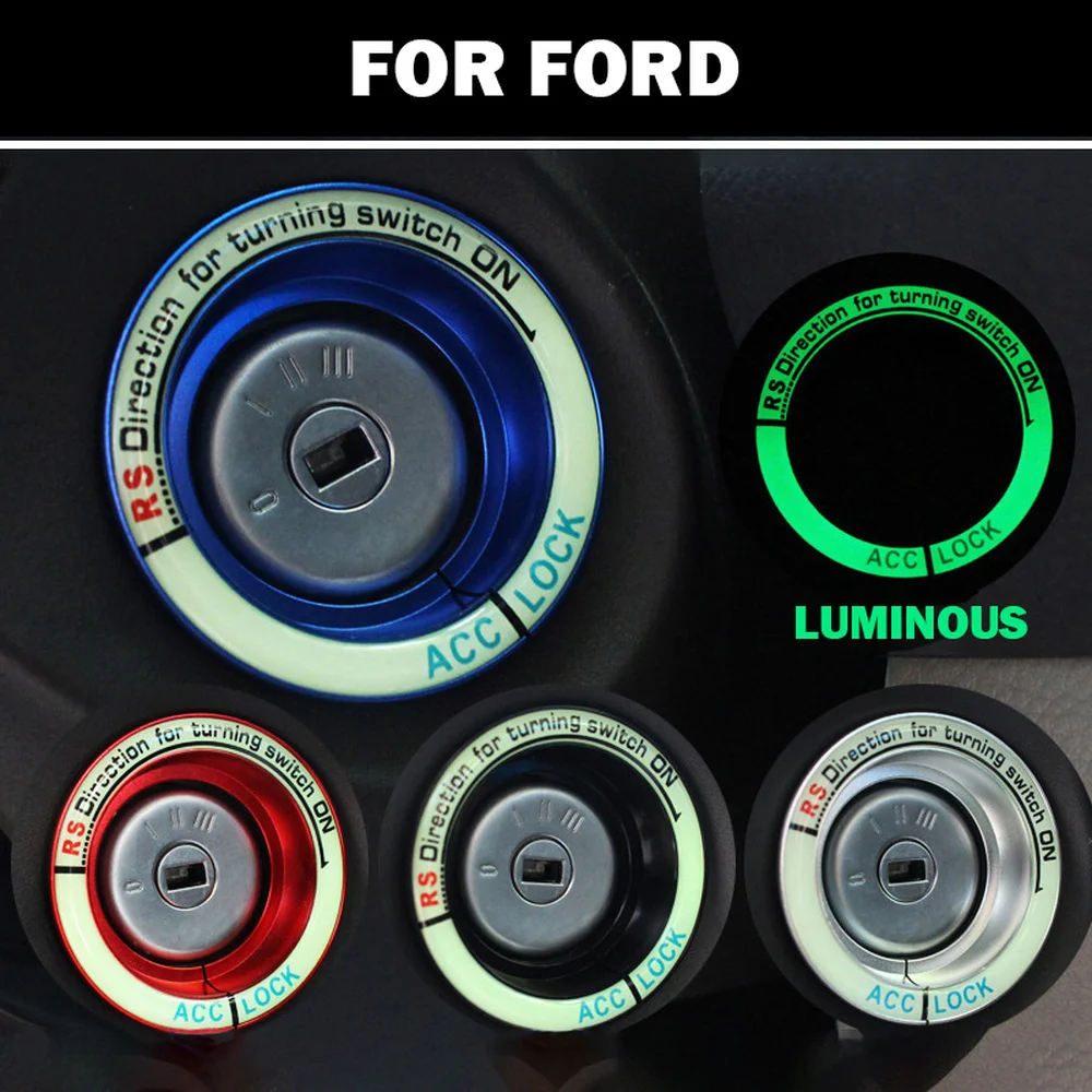 1 шт. для Ford Focus 2 3 4 MK2 MK3 MK4 эвернее кольцо переключателя горения автомобиля