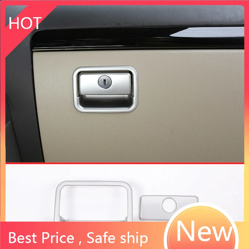 

Матовая Серебристая Крышка для внутренней отделки перчаток для Toyota Land Cruiser Prado FJ150 150 LC150 2010-2018