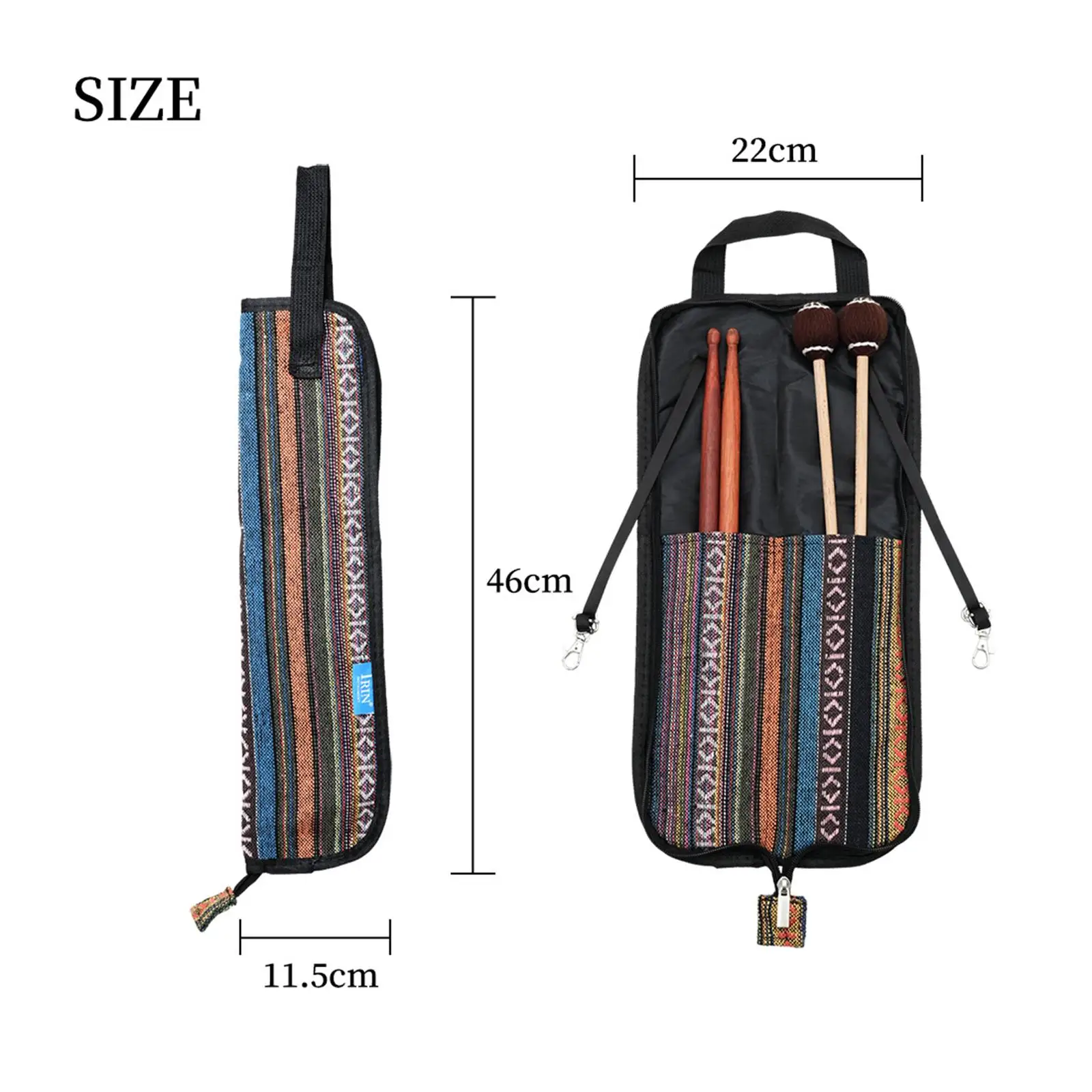 Gig Bag подходит для изогнутой драгоценной палочки с ручкой красивая и стильная