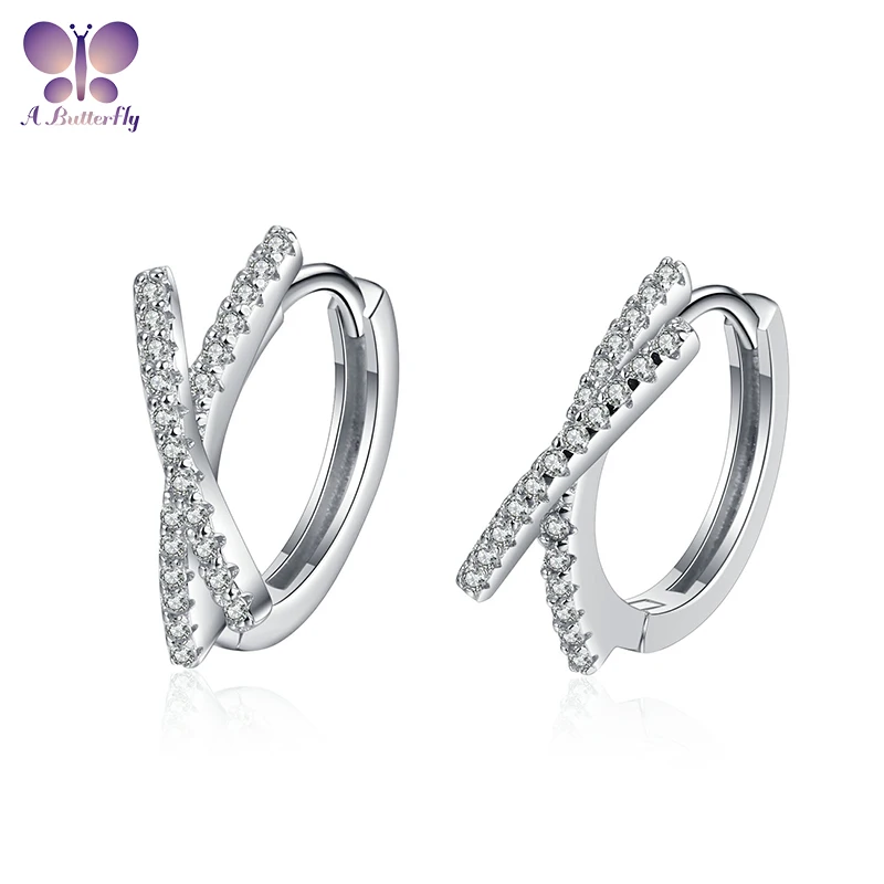 

Женские серьги из серебра 925 пробы, с муассанитом