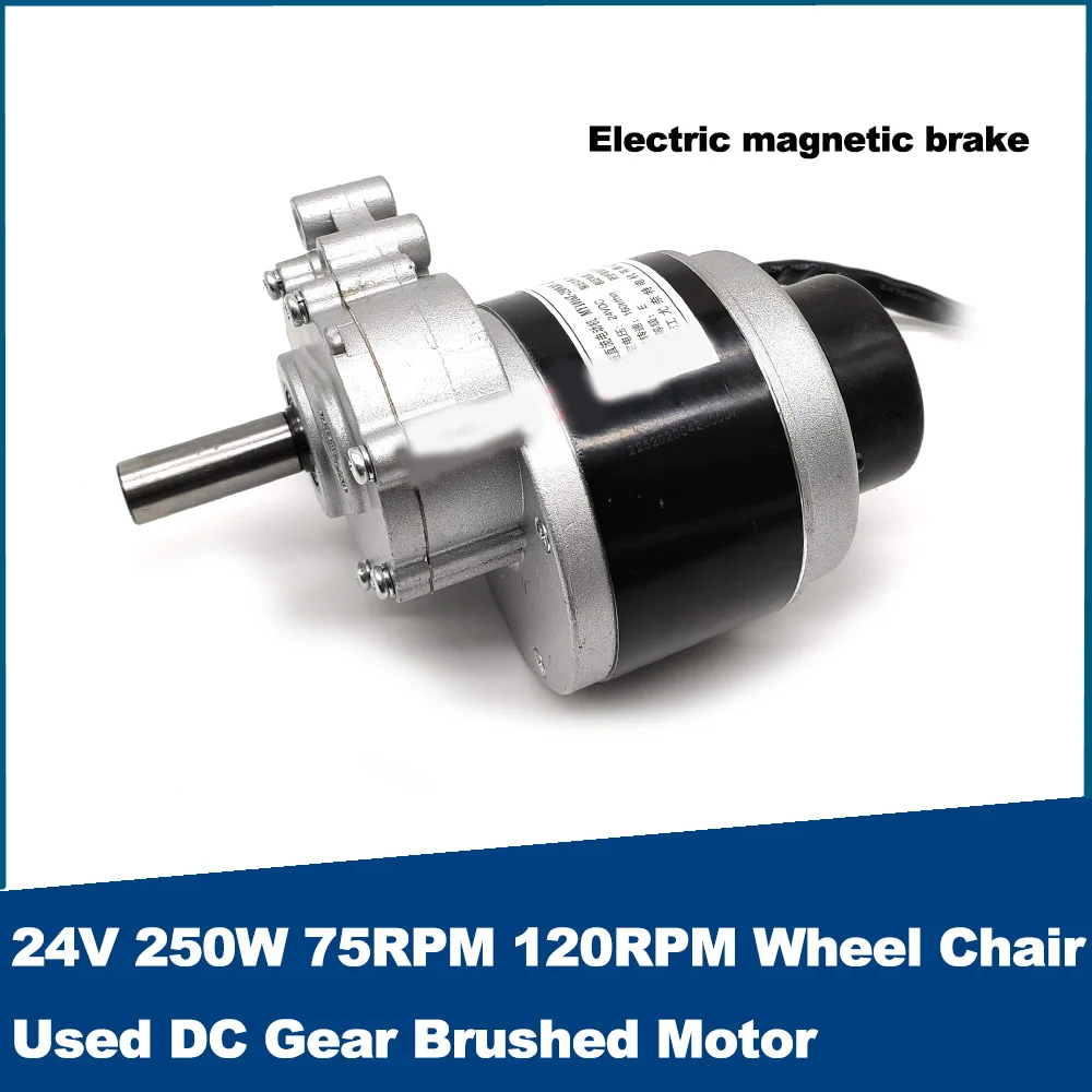 Used Dc Gear Brushed Motor Low Speed Brush Motor My1016z Electric Magnetic Brake Type
