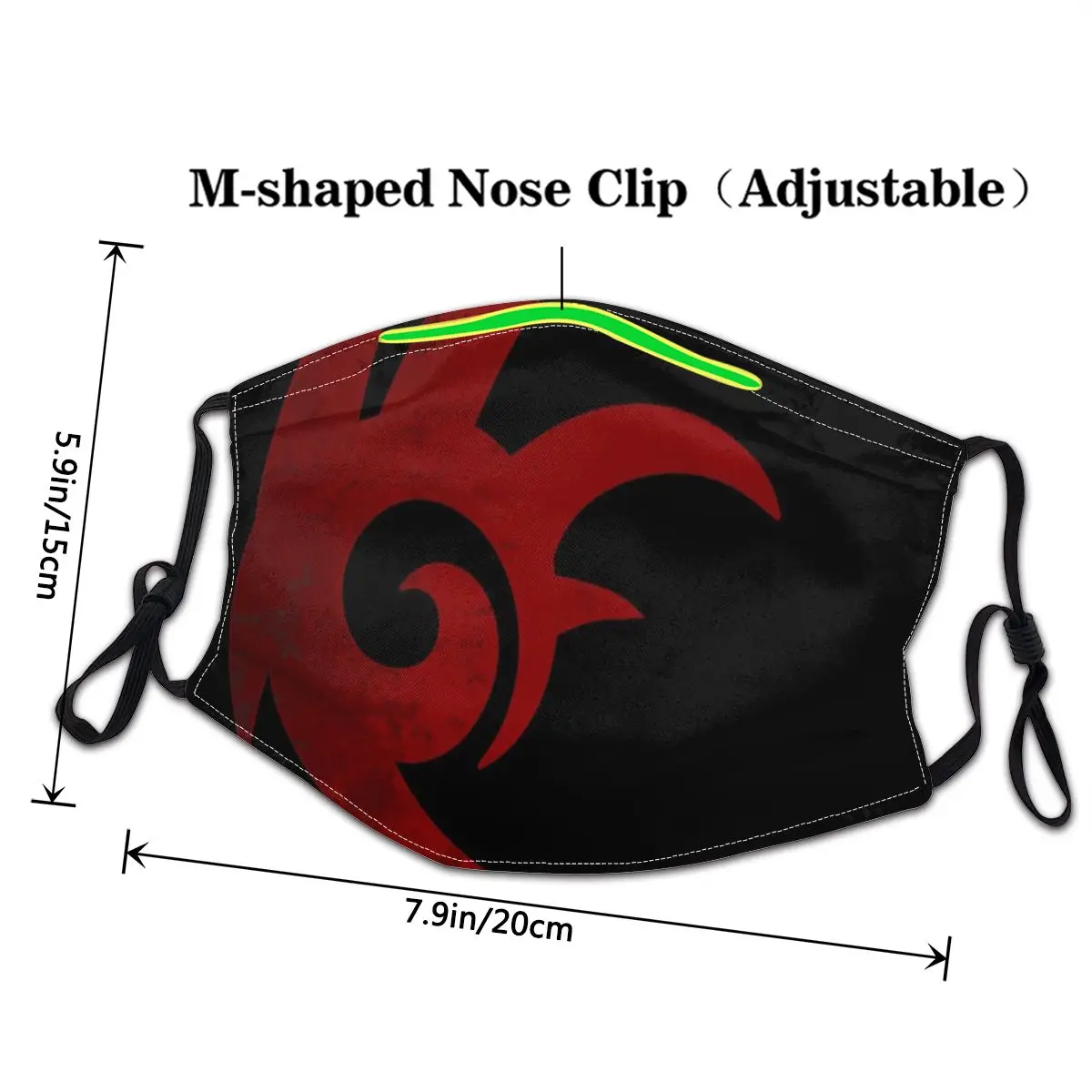 Модная маска с логотипом Shadow The Hedgehog