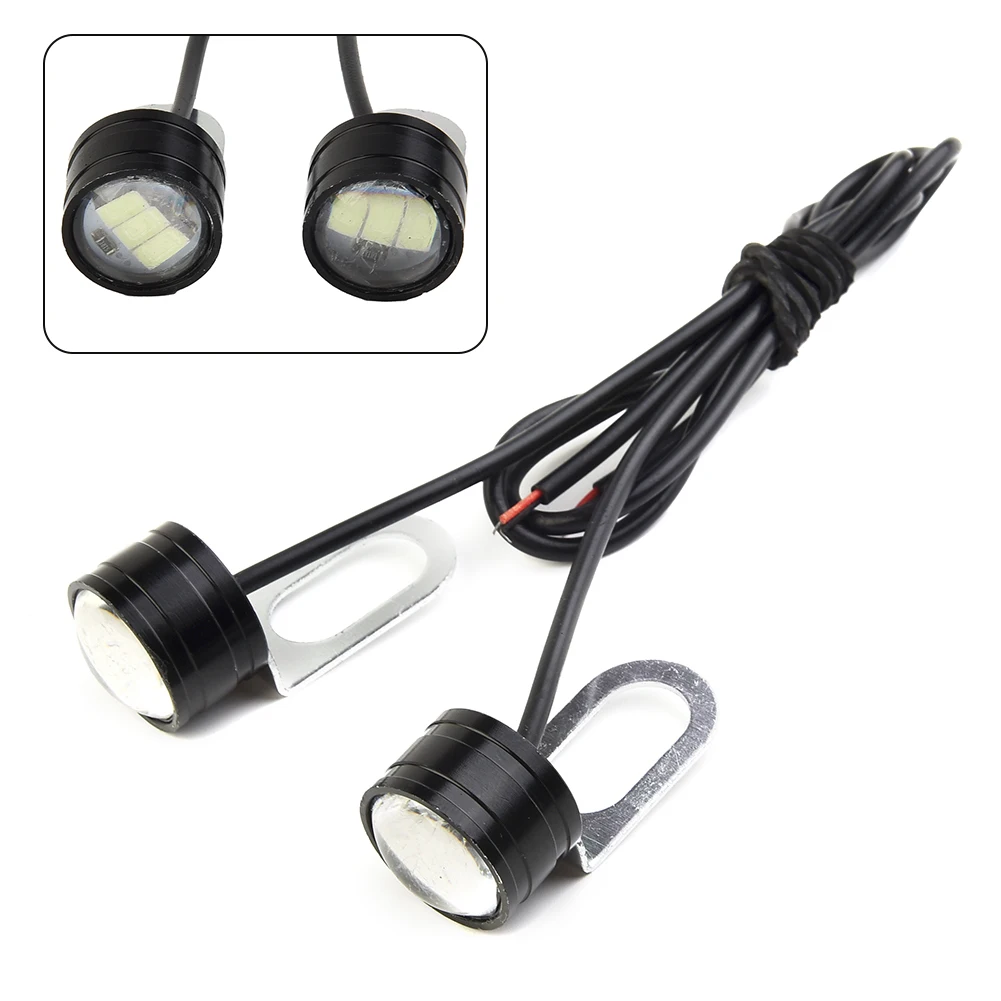 

Motorcycle LED Headlight Daytime Running Spotlight 12V Ice Blue Lens Super Bright Lamps Replacement Parts Bulbs