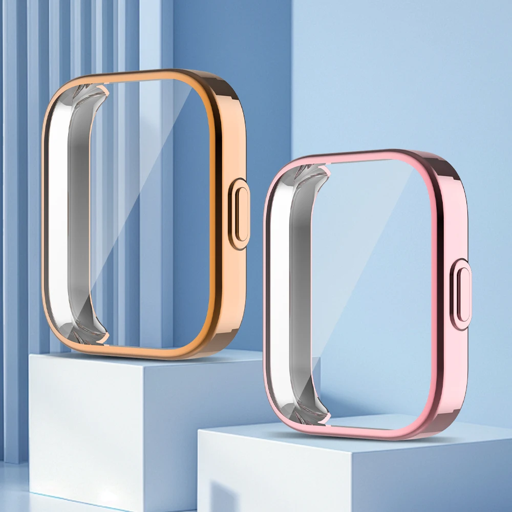 Фото Чехол из ТПУ для Amazfit Bip 5 Unity, мягкая защитная пленка для экрана смарт-часов, универсальный защитный чехол-бампер для Amazfit Bip 5 Unity №2