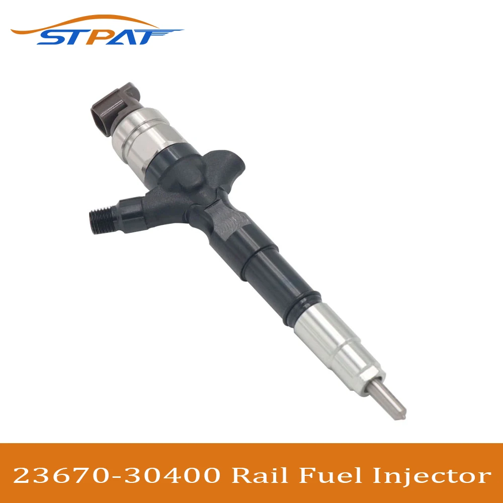 

STPAT 23670-30400 New Fuel Injector 23670-0L090 for Toyota Hilux 2.5 D /3.0D 2010 2KD/1KD-FTVEuro 4 23670-39365 23670-09350