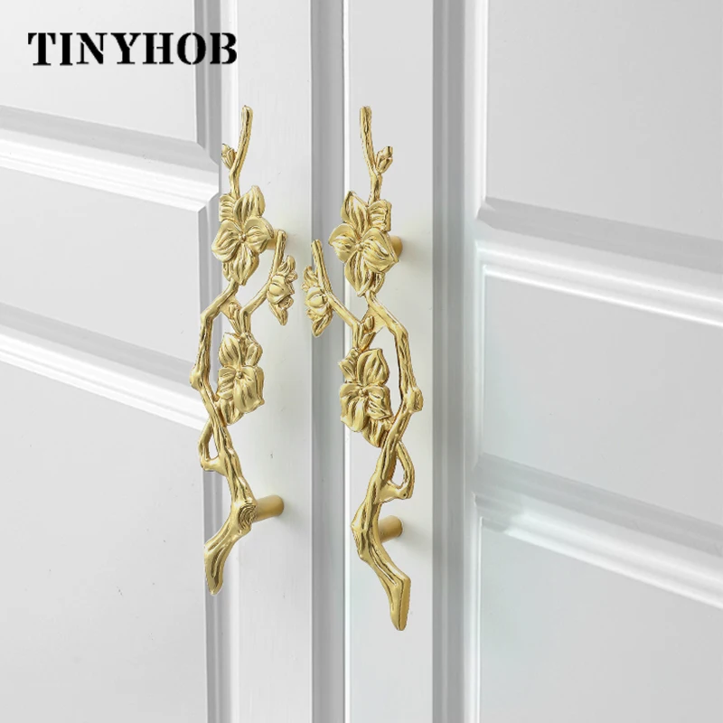 Ручки для шкафов TINYHOB золотые латунь