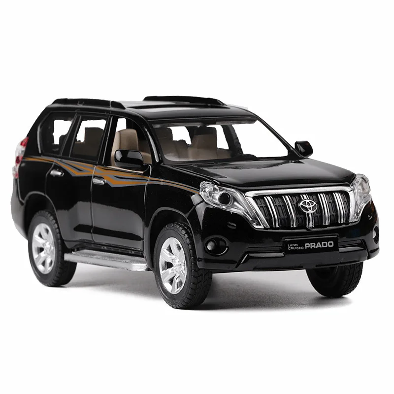 

Высокая имитация внедорожника Land Cruiser Prado 1:32, детские игрушки, изысканные Литые и игрушечные автомобили, модель автомобиля из сплава